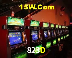 Tela de boas-vindas e lobby de jogos do aplicativo 823D